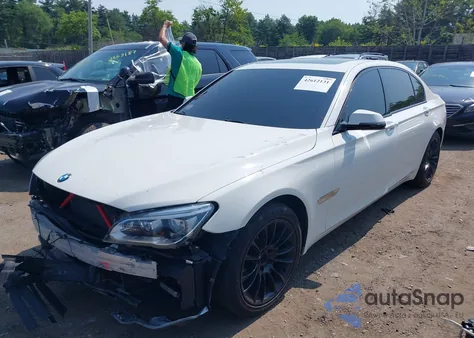 2015 BMW 740Li xDrive from USA, damaged, VIN WBAYF4C57FD873940